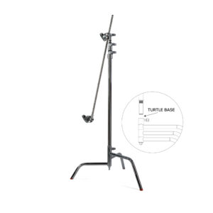 Hollywood 40" Double Riser Turtle Base, w/ Grip Head and Arm