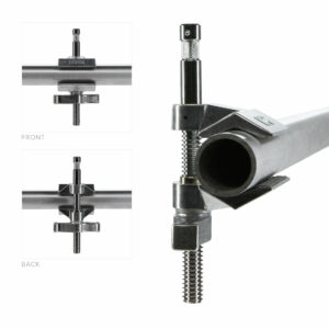 3" Center Jaw Matthellini Clamp - Silver